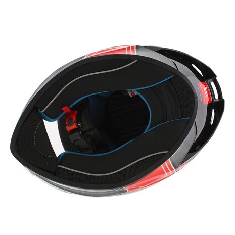MT Stinger 2 integraalhelm Tron glans zwart rood