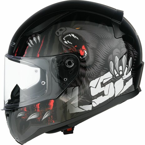 LS2 FF353 Rapid II integraalhelm Claw zwart