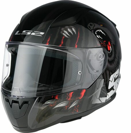 LS2 FF353 Rapid II integraalhelm Claw zwart
