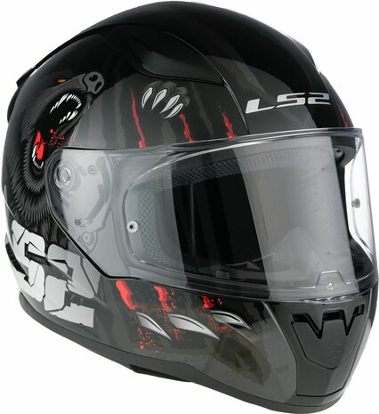 LS2 FF353 Rapid II integraalhelm Claw zwart