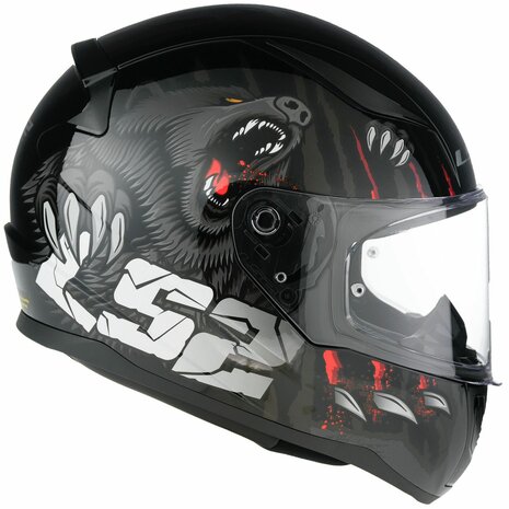 LS2 FF353 Rapid II integraalhelm Claw zwart