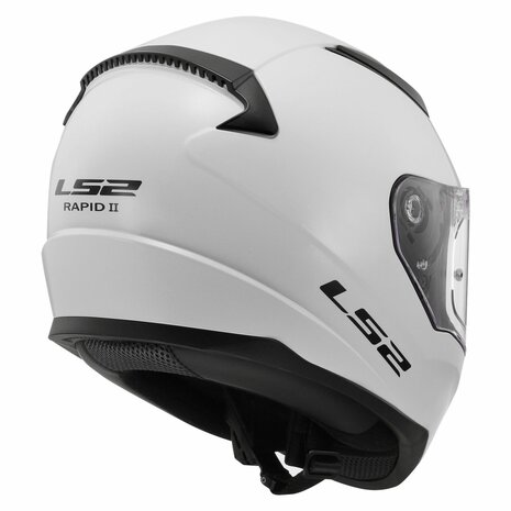 LS2 FF353 Rapid II integraalhelm solid glans wit