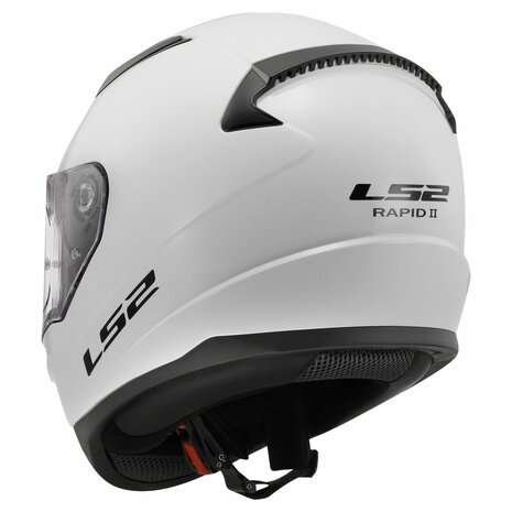 LS2 FF353 Rapid II integraalhelm solid glans wit