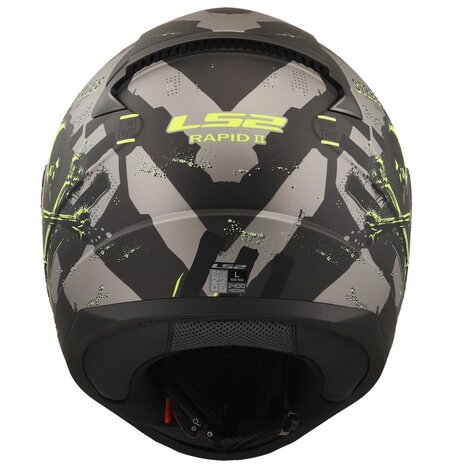 LS2 FF353 Rapid II integraalhelm Pirates mat titanium