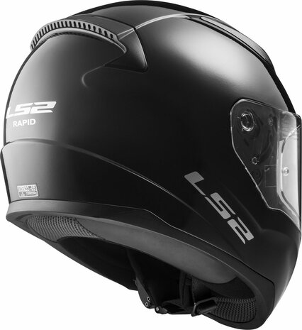 LS2 FF353 Rapid II integraalhelm solid glans zwart