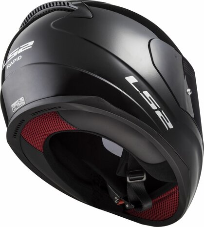 LS2 FF353 Rapid II integraalhelm solid glans zwart