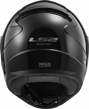 LS2 FF353 Rapid II integraalhelm solid glans zwart