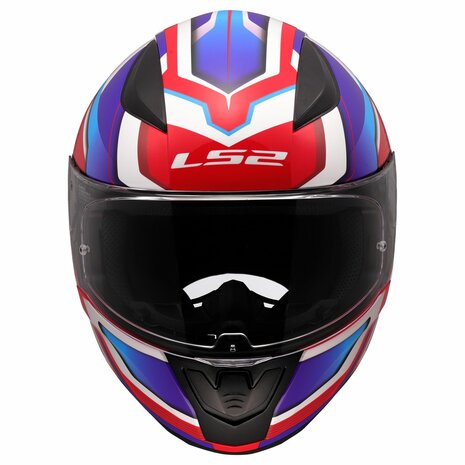 LS2 FF353 Rapid II integraalhelm Flitz wit blauw rood - Maat XL