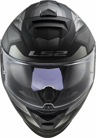 LS2 FF800 Storm II integraalhelm Faster mat titanium