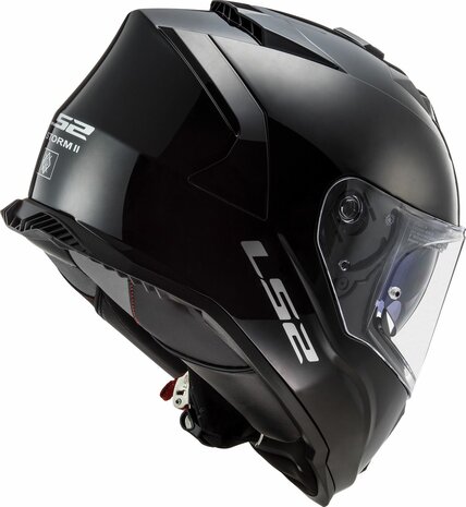 LS2 FF800 Storm II integraalhelm solid glans zwart