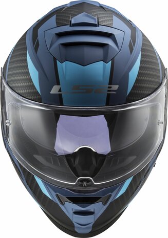 LS2 FF800 Storm II integraalhelm Racer mat blauw