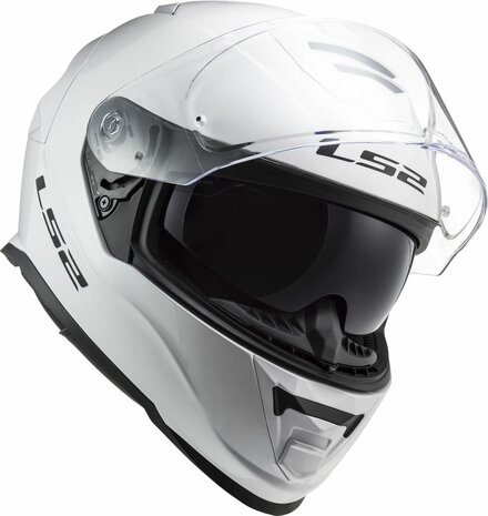 LS2 FF800 Storm II integraalhelm solid glans wit