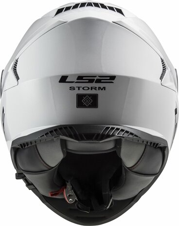LS2 FF800 Storm II integraalhelm solid glans wit