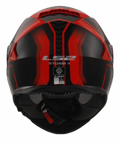 LS2 FF800 Storm II integraalhelm Tracker zwart rood