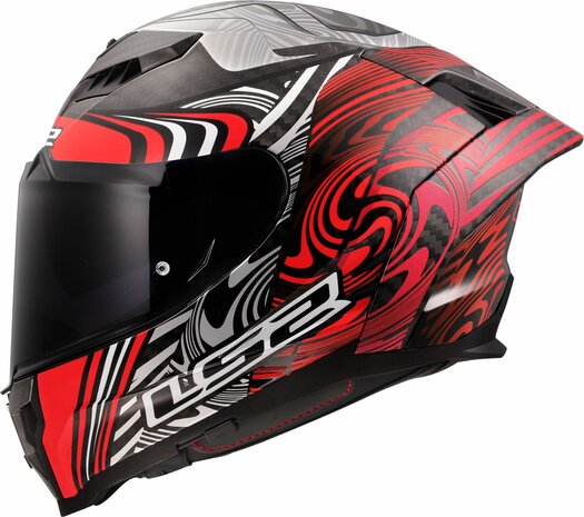 LS2 FF807 Dragon integraalhelm Enthum rood