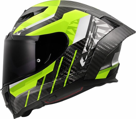LS2 FF807 Dragon integraalhelm Trax geel