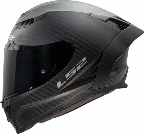 LS2 FF807 Dragon integraalhelm solid mat carbon zwart