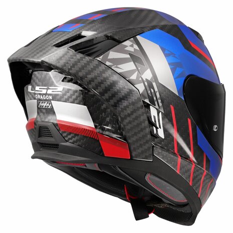 LS2 FF807 Dragon integraalhelm Trax blauw rood