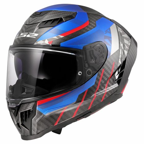LS2 FF807 Dragon integraalhelm Trax blauw rood
