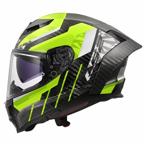 LS2 FF807 Dragon integraalhelm Trax geel