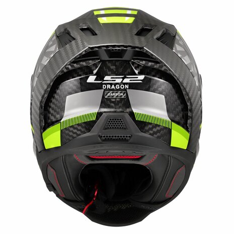 LS2 FF807 Dragon integraalhelm Trax geel