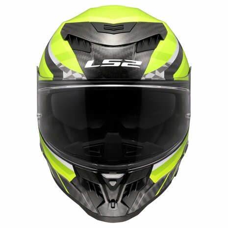 LS2 FF807 Dragon integraalhelm Trax geel