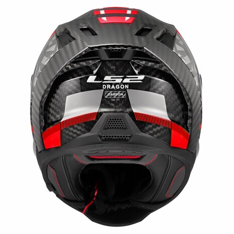 LS2 FF807 Dragon integraalhelm Trax rood