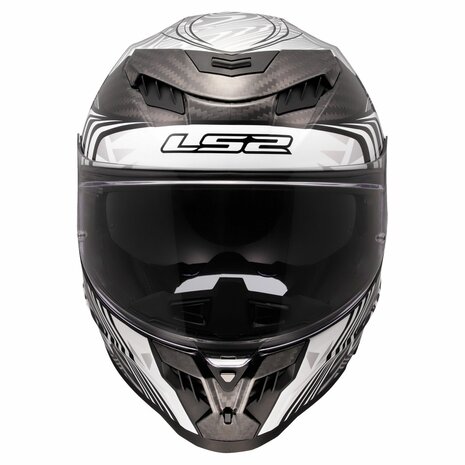 LS2 FF807 Dragon integraalhelm Enthum zilver