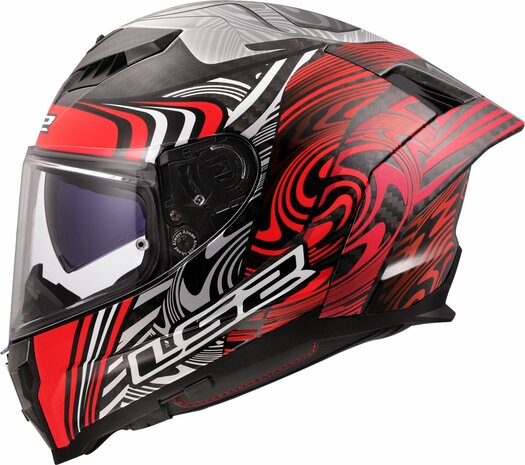 LS2 FF807 Dragon integraalhelm Enthum rood