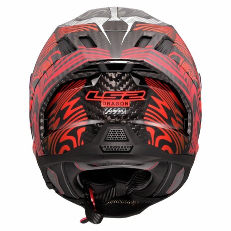 LS2 FF807 Dragon integraalhelm Enthum rood