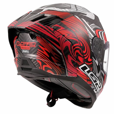 LS2 FF807 Dragon integraalhelm Enthum rood