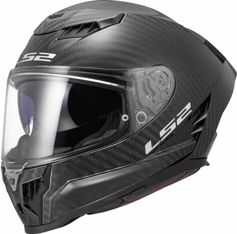 LS2 FF807 Dragon integraalhelm solid mat carbon zwart