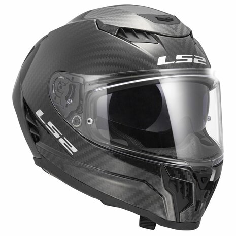 LS2 FF807 Dragon integraalhelm solid mat carbon zwart