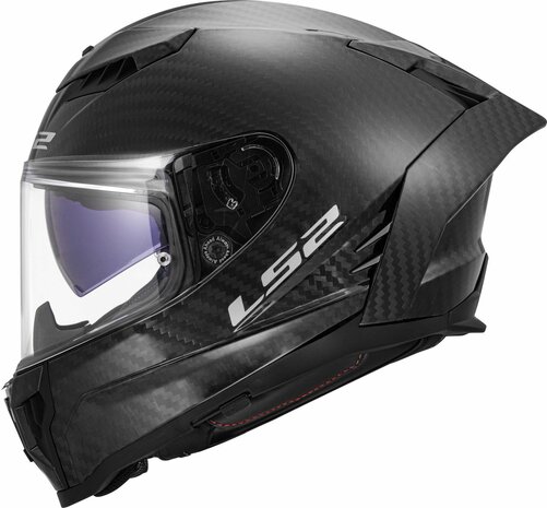 LS2 FF807 Dragon integraalhelm solid mat carbon zwart