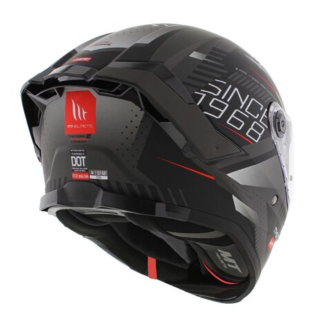 MT Thunder 4 SV Integraal helm Luminence mat zwart