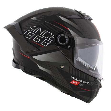 MT Thunder 4 SV Integraal helm Luminence mat zwart
