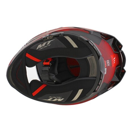 MT Thunder 4 SV Integraal helm Luminence mat rood - Maat XXL