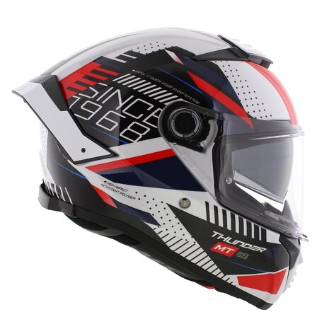 MT Thunder 4 SV Integraal helm Luminence glans wit