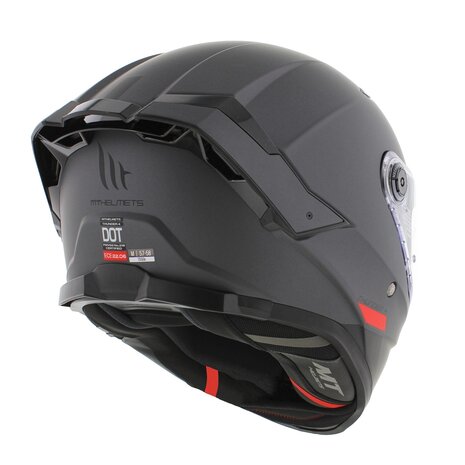 MT Thunder 4 SV Integraal helm solid mat grijs