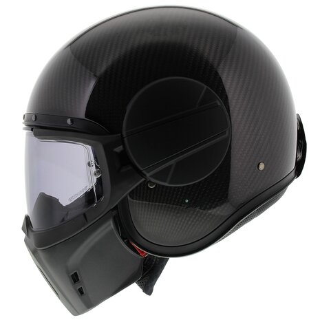 Caberg Ghost Carbon Helm - glans carbon zwart