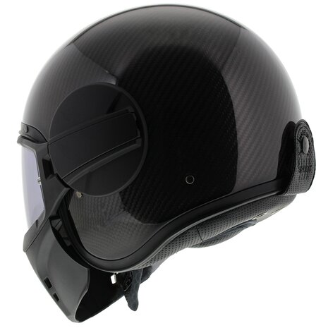 Caberg Ghost Carbon Helm - glans carbon zwart