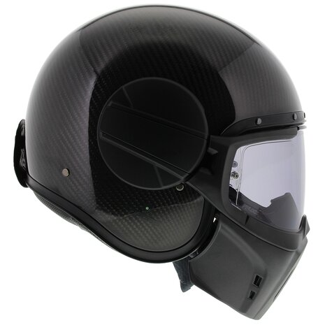 Caberg Ghost Carbon Helm - glans carbon zwart