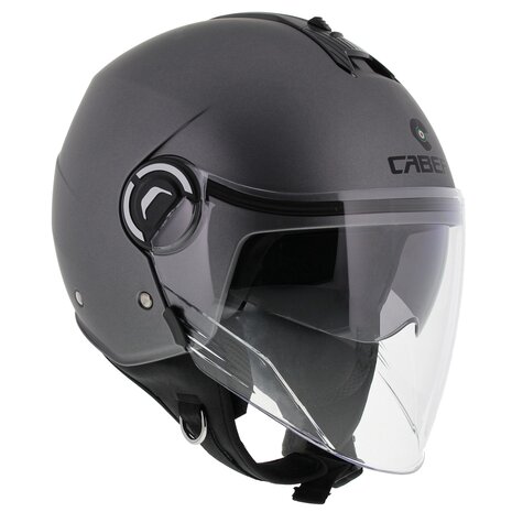 Caberg motorhelm Jet Riviera V4 mat titanium gun metal - Maat S