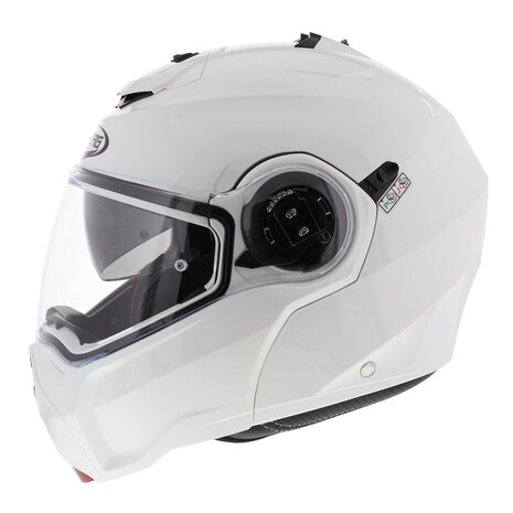 Caberg Systeemhelm Droid glans wit motorhelm - maat XS