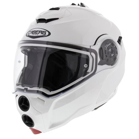 Caberg Systeemhelm Droid glans wit motorhelm - maat XS