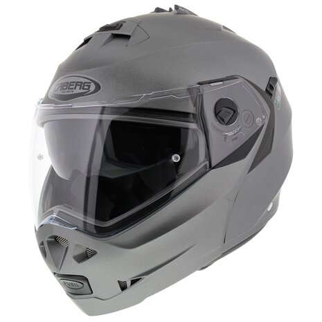 Caberg Systeemhelm Duke II mat titanium Motorhelm - Maat XS