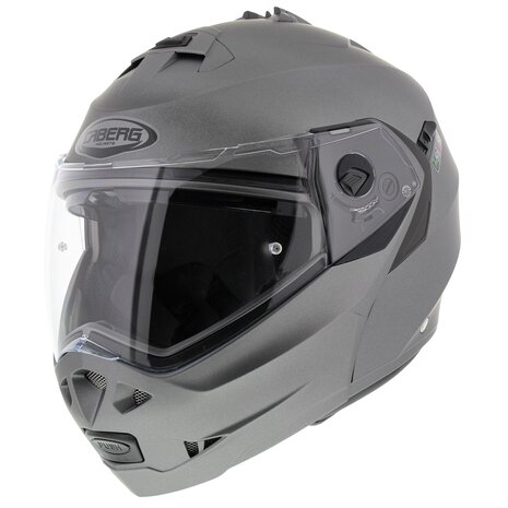 Caberg Systeemhelm Duke II mat titanium Motorhelm - Maat XS