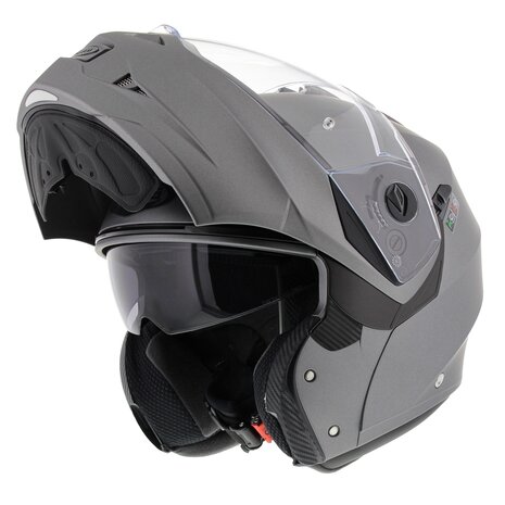 Caberg Systeemhelm Duke II mat titanium Motorhelm - Maat XS