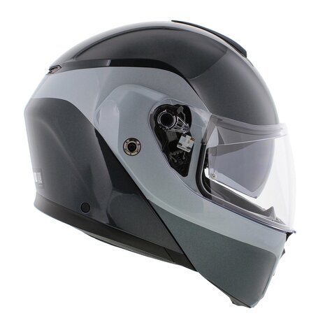 AGV Streetmodular systeemhelm Levico grijs zilver