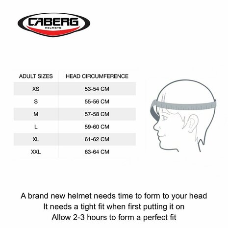 Caberg Systeemhelm Duke II mat titanium Motorhelm - Maat XS